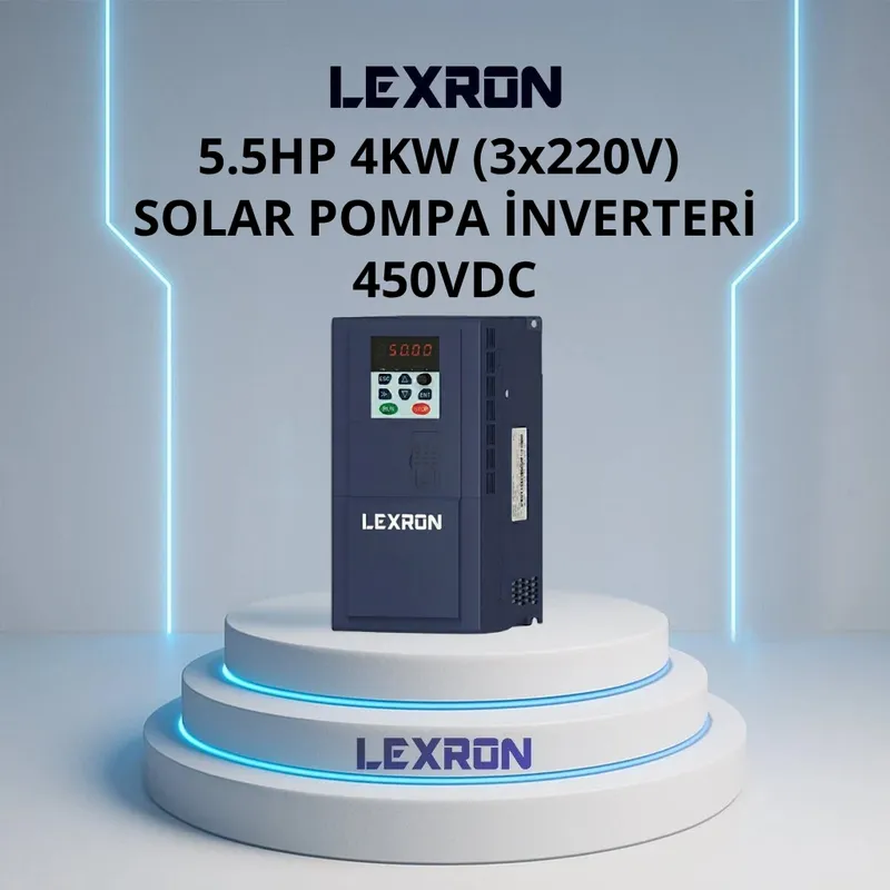 5.5HP 4kW (3x220V) SOLAR POMPA INVERTERİ